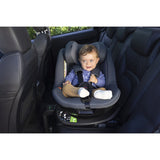 Scaun auto, Jane, Iflow I-Size, Rotire 360 grade, 40 - 105 cm, Cu Isofix si picior stabilizator, Protectie superioara in caz de impact lateral - SPS, Conform cu standardul european de securitate ECE R129, Matt Gray