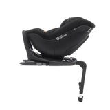 Scaun auto, Jane, Iflow I-Size, Rotire 360 grade, 40 - 105 cm, Cu Isofix si picior stabilizator, Protectie superioara in caz de impact lateral - SPS, Conform cu standardul european de securitate ECE R129, Matt Black
