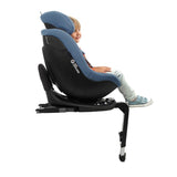 Scaun auto, Jane, Iflow I-Size, Rotire 360 grade, 40 - 105 cm, Cu Isofix si picior stabilizator, Protectie superioara in caz de impact lateral - SPS, Conform cu standardul european de securitate ECE R129, Matt Gray