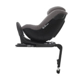 Scaun auto, Jane, Iflow I-Size, Rotire 360 grade, 40 - 105 cm, Cu Isofix si picior stabilizator, Protectie superioara in caz de impact lateral - SPS, Conform cu standardul european de securitate ECE R129, Matt Gray