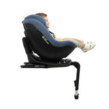 Scaun auto, Jane, Iflow I-Size, Rotire 360 grade, 40 - 105 cm, Cu Isofix si picior stabilizator, Protectie superioara in caz de impact lateral - SPS, Conform cu standardul european de securitate ECE R129, Matt Black