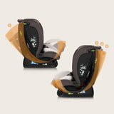 Scaun auto, Lionelo, Aart i-Size, Cu spatar inclinabil in 4 pozitii, Cu tetiera reglabila in 13 pozitii, 0-36 Kg, 40-150 cm, Cu centura siguranta in 3 puncte, Conform cu ECE R129/03, Bej