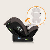 Scaun auto, Lionelo, Aart i-Size, Cu spatar inclinabil in 4 pozitii, Cu tetiera reglabila in 13 pozitii, 0-36 Kg, 40-150 cm, Cu centura siguranta in 3 puncte, Conform cu ECE R129/03, Bej