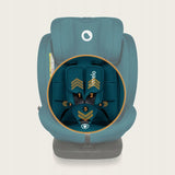 Scaun auto, Lionelo, Bastiaan i-Size, 4 in 1, Protectie laterala, Cu spatar inclinabil in 4 pozitii, Cu tetiera reglabila in 7 pozitii, Rotire 360 grade, Top Tether, 0-36 Kg, 40-150 cm, Cu Isofix, Conform cu ECE R129/03, Albastru Indigo