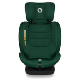 Scaun auto, Lionelo, Bastiaan i-Size, 4 in 1, Protectie laterala, Cu spatar inclinabil in 4 pozitii, Cu tetiera reglabila in 7 pozitii, Rotire 360 grade, Top Tether, 0-36 Kg, 40-150 cm, Cu Isofix, Conform cu ECE R129/03, Verde