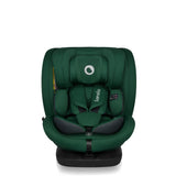 Scaun auto, Lionelo, Bastiaan i-Size, 4 in 1, Protectie laterala, Cu spatar inclinabil in 4 pozitii, Cu tetiera reglabila in 7 pozitii, Rotire 360 grade, Top Tether, 0-36 Kg, 40-150 cm, Cu Isofix, Conform cu ECE R129/03, Verde