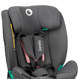 Scaun auto, Lionelo, Bastiaan One i-Size, 4 in 1, Protectie laterala, Cu spatar inclinabil in 4 pozitii, Cu tetiera reglabila in 13 pozitii, Rotire 360 grade, Top Tether, 0-36 Kg, 40-150 cm, Cu Isofix, Conform cu ECE R129, Roz