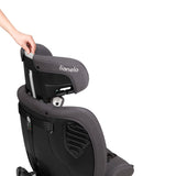 Scaun auto, Lionelo, Bastiaan One i-Size, 4 in 1, Protectie laterala, Cu spatar inclinabil in 4 pozitii, Cu tetiera reglabila in 13 pozitii, Rotire 360 grade, Top Tether, 0-36 Kg, 40-150 cm, Cu Isofix, Conform cu ECE R129, Gri