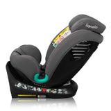 Scaun auto, Lionelo, Bastiaan One i-Size, 4 in 1, Protectie laterala, Cu spatar inclinabil in 4 pozitii, Cu tetiera reglabila in 13 pozitii, Rotire 360 grade, Top Tether, 0-36 Kg, 40-150 cm, Cu Isofix, Conform cu ECE R129, Roz