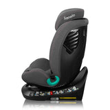 Scaun auto, Lionelo, Bastiaan One i-Size, 4 in 1, Protectie laterala, Cu spatar inclinabil in 4 pozitii, Cu tetiera reglabila in 13 pozitii, Rotire 360 grade, Top Tether, 0-36 Kg, 40-150 cm, Cu Isofix, Conform cu ECE R129, Roz