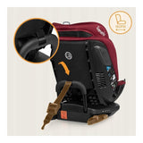Scaun auto, Lionelo, Bastiaan RWF i-Size, Pozitie de somn, Protectie laterala, Rotire 360 grade, 0-36 Kg, Cu Isofix si Centura Top Tether, Conform cu standardul european de securitate ECE R129, Rosu