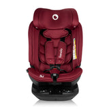 Scaun auto, Lionelo, Bastiaan RWF i-Size, Pozitie de somn, Protectie laterala, Rotire 360 grade, 0-36 Kg, Cu Isofix si Centura Top Tether, Conform cu standardul european de securitate ECE R129, Rosu