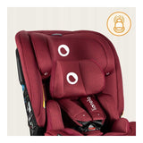 Scaun auto, Lionelo, Bastiaan RWF i-Size, Pozitie de somn, Protectie laterala, Rotire 360 grade, 0-36 Kg, Cu Isofix si Centura Top Tether, Conform cu standardul european de securitate ECE R129, Rosu