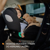 Scaun auto, Lionelo, Braam Air, i-Size, 0-36 Kg, 40-150 cm, Cu isofix si picior de fixare, Protectie laterala, Rotire 360 grade, Ajustare spatar in 5 pozitii, Tetiera reglabila in 14 trepte, Tehnologie de ventilatie Air Flow, Conform cu R129, Gri
