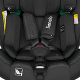 Scaun auto, Lionelo, Braam Air, i-Size, 0-36 Kg, 40-150 cm, Cu isofix si picior de fixare, Protectie laterala, Rotire 360 grade, Ajustare spatar in 5 pozitii, Tetiera reglabila in 14 trepte, Tehnologie de ventilatie Air Flow, Conform cu R129, Gri