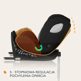 Scaun auto, Lionelo, Braam Air, i-Size, 0-36 Kg, 40-150 cm, Cu isofix si picior de fixare, Protectie laterala, Rotire 360 grade, Ajustare spatar in 5 pozitii, Tetiera reglabila in 14 trepte, Tehnologie de ventilatie Air Flow, Conform cu R129, Gri