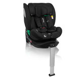 Scaun auto, Lionelo, Braam Air, i-Size, 0-36 Kg, 40-150 cm, Cu isofix si picior de fixare, Protectie laterala, Rotire 360 grade, Ajustare spatar in 5 pozitii, Tetiera reglabila in 14 trepte, Tehnologie de ventilatie Air Flow, Conform cu R129, Gri