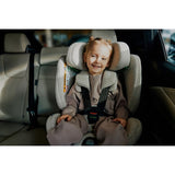 Scaun auto, Lionelo, Harmony i-Size, Rotire 360 grade, Protectie laterala, Cu spatar reglabil in 5 pozitii, Cu tetiera reglabila in 12 pozitii, 0-36 Kg, 40-150 cm, Cu Isofix, Husa din bambus, Conform cu ECE R129, Gri inchis