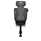 Scaun auto, Lionelo, Harmony i-Size, Rotire 360 grade, Protectie laterala, Cu spatar reglabil in 5 pozitii, Cu tetiera reglabila in 12 pozitii, 0-36 Kg, 40-150 cm, Cu Isofix, Husa din bambus, Conform cu ECE R129, Gri inchis