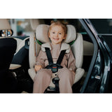 Scaun auto, Lionelo, Harmony i-Size, Rotire 360 grade, Protectie laterala, Cu spatar reglabil in 5 pozitii, Cu tetiera reglabila in 12 pozitii, 0-36 Kg, 40-150 cm, Cu Isofix, Husa din bambus, Conform cu ECE R129, Gri inchis