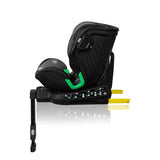 Scaun auto, Lionelo, Harmony i-Size, Rotire 360 grade, Protectie laterala, Cu spatar reglabil in 5 pozitii, Cu tetiera reglabila in 12 pozitii, 0-36 Kg, 40-150 cm, Cu Isofix, Husa din bambus, Conform cu ECE R129, Gri inchis