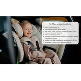 Scaun auto, Lionelo, Harmony i-Size, Rotire 360 grade, Protectie laterala, Cu spatar reglabil in 5 pozitii, Cu tetiera reglabila in 12 pozitii, 0-36 Kg, 40-150 cm, Cu Isofix, Husa din bambus, Conform cu ECE R129, Gri inchis