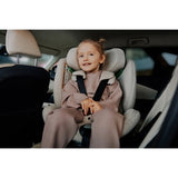 Scaun auto, Lionelo, Harmony i-Size, Rotire 360 grade, Protectie laterala, Cu spatar reglabil in 5 pozitii, Cu tetiera reglabila in 12 pozitii, 0-36 Kg, 40-150 cm, Cu Isofix, Husa din bambus, Conform cu ECE R129, Gri inchis