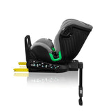 Scaun auto, Lionelo, Harmony i-Size, Rotire 360 grade, Protectie laterala, Cu spatar reglabil in 5 pozitii, Cu tetiera reglabila in 12 pozitii, 0-36 Kg, 40-150 cm, Cu Isofix, Husa din bambus, Conform cu ECE R129, Gri deschis