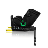 Scaun auto, Lionelo, Harmony i-Size, Rotire 360 grade, Protectie laterala, Cu spatar reglabil in 5 pozitii, Cu tetiera reglabila in 12 pozitii, 0-36 Kg, 40-150 cm, Cu Isofix, Husa din bambus, Conform cu ECE R129, Negru