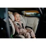 Scaun auto, Lionelo, Harmony i-Size, Rotire 360 grade, Protectie laterala, Cu spatar reglabil in 5 pozitii, Cu tetiera reglabila in 12 pozitii, 0-36 Kg, 40-150 cm, Cu Isofix, Husa din bambus, Conform cu ECE R129, Gri inchis