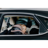 Scaun auto, Lionelo, Harmony i-Size, Rotire 360 grade, Protectie laterala, Cu spatar reglabil in 5 pozitii, Cu tetiera reglabila in 12 pozitii, 0-36 Kg, 40-150 cm, Cu Isofix, Husa din bambus, Conform cu ECE R129, Gri inchis