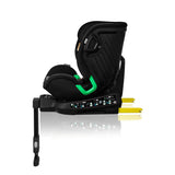 Scaun auto, Lionelo, Harmony i-Size, Rotire 360 grade, Protectie laterala, Cu spatar reglabil in 5 pozitii, Cu tetiera reglabila in 12 pozitii, 0-36 Kg, 40-150 cm, Cu Isofix, Husa din bambus, Conform cu ECE R129, Negru