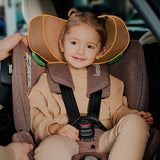 Scaun auto, Lionelo, Harmony i-Size, Rotire 360 grade, Protectie laterala, Cu spatar reglabil in 5 pozitii, Cu tetiera reglabila in 12 pozitii, 0-36 Kg, 40-150 cm, Cu Isofix, Husa din bambus, Conform cu ECE R129, Negru