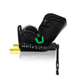 Scaun auto, Lionelo, Harmony i-Size, Rotire 360 grade, Protectie laterala, Cu spatar reglabil in 5 pozitii, Cu tetiera reglabila in 12 pozitii, 0-36 Kg, 40-150 cm, Cu Isofix, Husa din bambus, Conform cu ECE R129, Negru