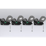 Scaun auto, Lionelo, i-Size Braam, 0-36 Kg, 40-150 cm, Cu isofix si picior de fixare, Protectie laterala, Rotire 360 grade, Ajustare spatar in 5 pozitii, Tetiera reglabila in 14 trepte, Conform cu standardul european de securitate R129, Gri