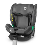 Scaun auto, Lionelo, i-Size Braam, 0-36 Kg, 40-150 cm, Cu isofix si picior de fixare, Protectie laterala, Rotire 360 grade, Ajustare spatar in 5 pozitii, Tetiera reglabila in 14 trepte, Conform cu standardul european de securitate R129, Gri