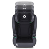 Scaun auto, Lionelo, i-Size Igo, 100- 150 cm, Cu isofix, Protectie laterala, Ajustare spatar in 2 pozitii, Tetiera Tri-Guard reglabila in 11 pozitii, Conform cu standardul european de securitate R129, Gri