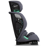 Scaun auto, Lionelo, i-Size Igo, 100- 150 cm, Cu isofix, Protectie laterala, Ajustare spatar in 2 pozitii, Tetiera Tri-Guard reglabila in 11 pozitii, Conform cu standardul european de securitate R129, Gri