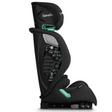 Scaun auto, Lionelo, i-Size Igo, 100- 150 cm, Cu isofix, Protectie laterala, Ajustare spatar in 2 pozitii, Tetiera Tri-Guard reglabila in 11 pozitii, Conform cu standardul european de securitate R129, Negru
