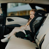 Scaun auto, Lionelo, i-Size Igo, 100- 150 cm, Cu isofix, Protectie laterala, Ajustare spatar in 2 pozitii, Tetiera Tri-Guard reglabila in 11 pozitii, Conform cu standardul european de securitate R129, Negru