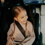 Scaun auto, Lionelo, i-Size Igo, 100- 150 cm, Cu isofix, Protectie laterala, Ajustare spatar in 2 pozitii, Tetiera Tri-Guard reglabila in 11 pozitii, Conform cu standardul european de securitate R129, Negru