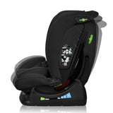 Scaun auto, Lionelo, i-Size Izzy, 0-36 Kg, 40-150 cm, Instalare cu centurile masinii, Protectie laterala, Ajustare spatar in 3 pozitii, Tetiera reglabila in 13 trepte, Conform cu R129, Negru