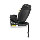 Scaun auto, Lionelo, i-Size Navy, 0-36 Kg, 40-150 cm, Cu isofix si picior de fixare, Protectie laterala, Rotire 360 grade, Ajustare spatar in 4 pozitii, Tetiera reglabila in 11 trepte, Conform cu R129, Negru/Roz