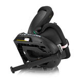 Scaun auto, Lionelo, i-Size Navy, 0-36 Kg, 40-150 cm, Cu isofix si picior de fixare, Protectie laterala, Rotire 360 grade, Ajustare spatar in 4 pozitii, Tetiera reglabila in 11 trepte, Conform cu R129, Negru/Roz