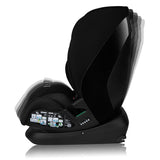 Scaun auto, Lionelo, Lavender I-size, Isofix, Cu centura TopTether, Cu spatar inclinabil in 5 pozitii, Cu tetiera reglabila in 13 pozitii, Instalare cu fata inainte, 9-36 Kg, 76-150 cm, Conform cu ECE R129, Negru