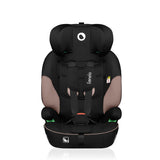 Scaun auto, Lionelo, Levi i-Size, Universal, Instalare FWF, Cu tetiera reglabila in 10 pozitii, Cu spatar detasabil, 76-150 cm, Conform cu R129, Bej