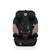 Scaun auto, Lionelo, Levi i-Size, Universal, Instalare FWF, Cu tetiera reglabila in 10 pozitii, Cu spatar detasabil, 76-150 cm, Conform cu R129, Bej