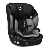 Scaun auto, Lionelo, Levi i-Size, Universal, Instalare FWF, Cu tetiera reglabila in 10 pozitii, Cu spatar detasabil, 76-150 cm, Conform cu R129, Gri