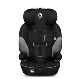 Scaun auto, Lionelo, Levi i-Size, Universal, Instalare FWF, Cu tetiera reglabila in 10 pozitii, Cu spatar detasabil, 76-150 cm, Conform cu R129, Gri