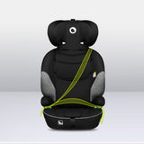 Scaun auto, Lionelo, Levi i-Size, Universal, Instalare FWF, Cu tetiera reglabila in 10 pozitii, Cu spatar detasabil, 76-150 cm, Conform cu R129, Gri